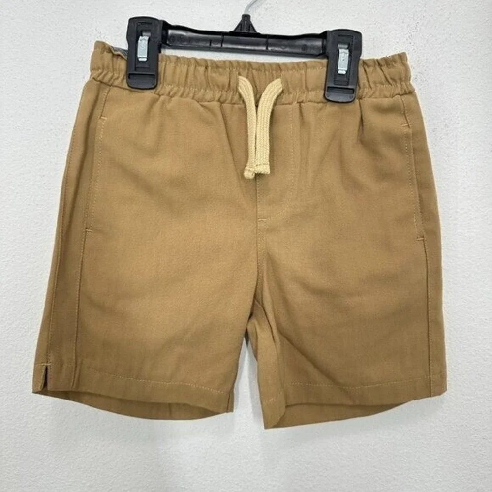 Sovereign Code‎ Boys Size 5 Shorts Brown Tan Khaki Pull On Shorts Casual Summer